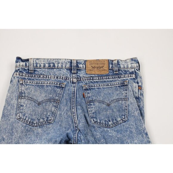 Vtg 80s Levis 550 Orange Tab Mens 32x36 Acid Wash Relaxed Tapered Leg Jeans USA - Picture 13 of 15